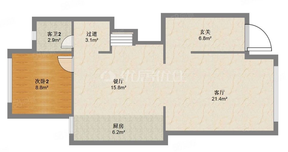 鸿坤花语墅(别墅)4室2厅3卫148㎡南北190万