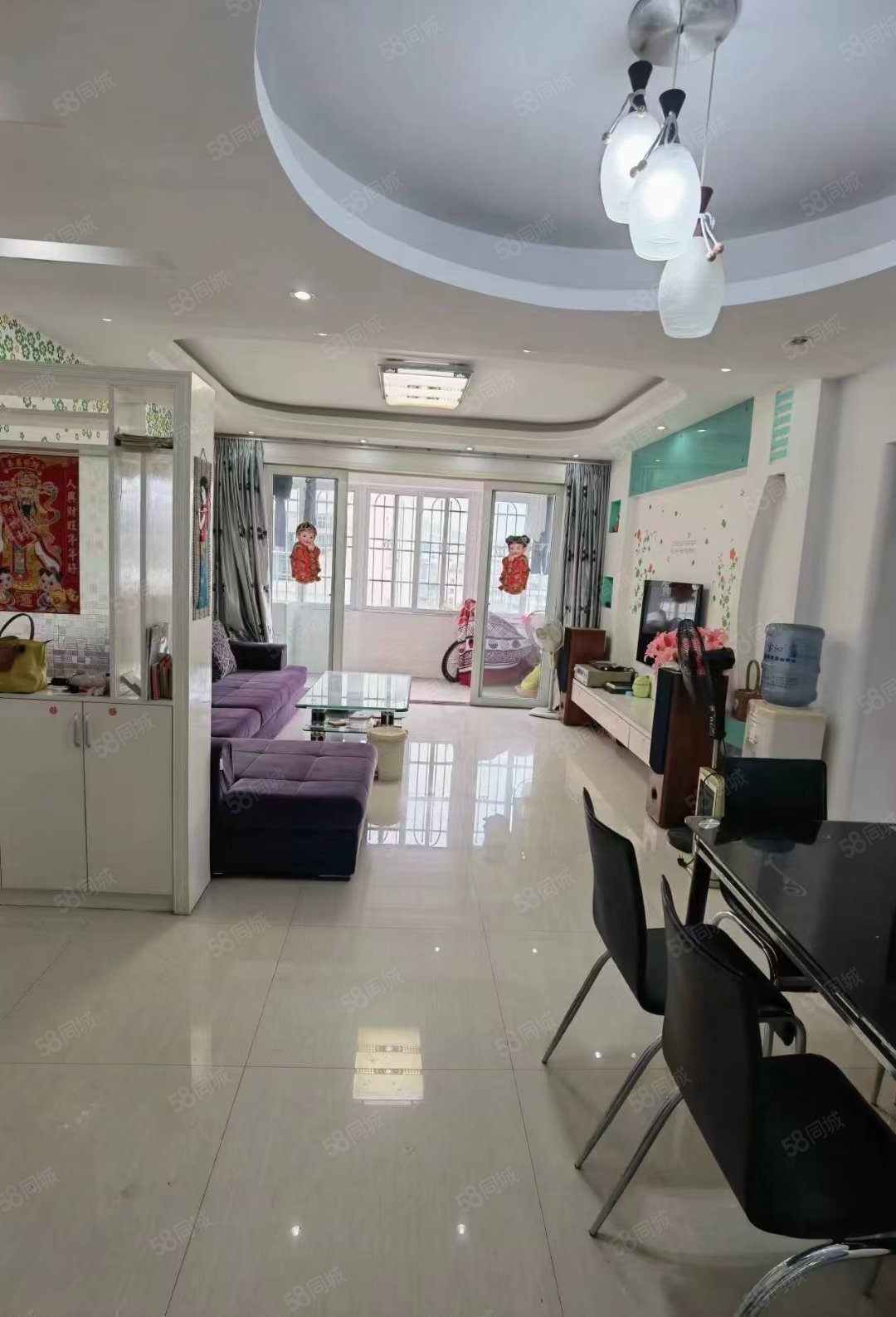 茗苑花园2室2厅1卫98㎡南北55万