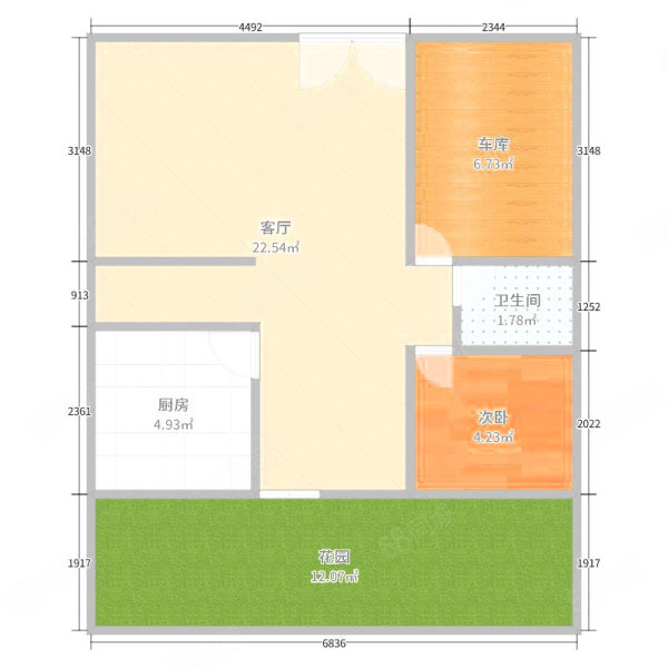 潇湘新区云水湾(别墅)4室2厅2卫210㎡南北268万