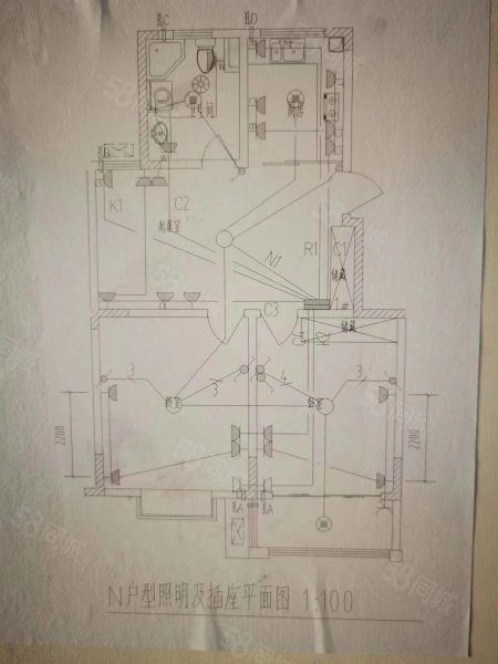 城河新村(西区)2室2厅1卫70㎡南北72万