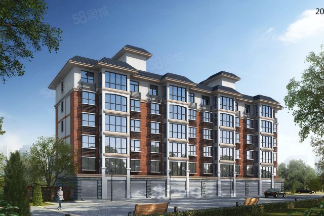 5层电梯花园洋房,超宽楼间距,让