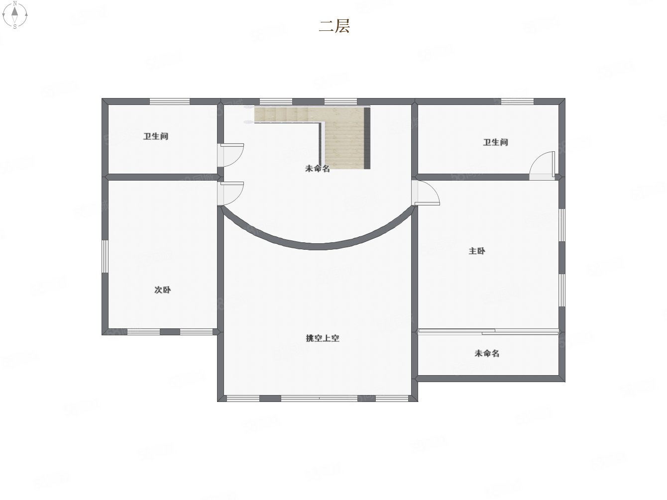 天恒半山世家7室3廳4衛(wèi)414.72㎡南北1550萬