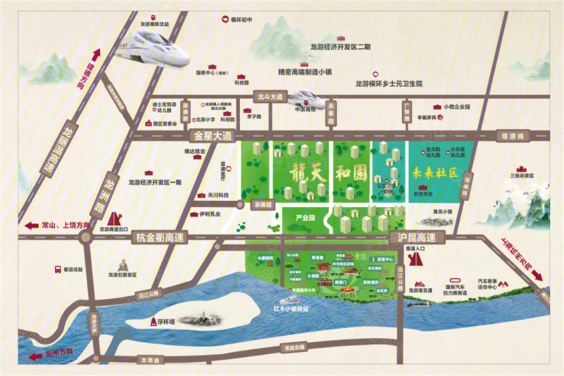 龙天和园4室2厅2卫123㎡南北55万