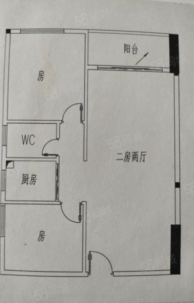 万富华庭2室2厅1卫88.88㎡南78万