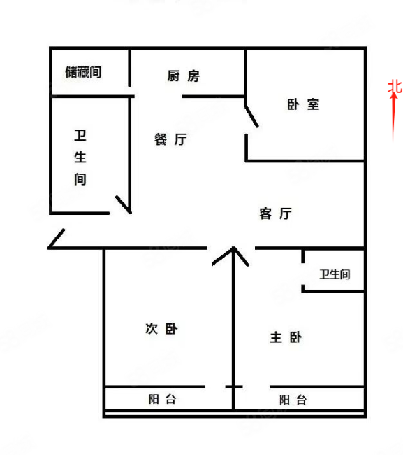 清河湾A区3室2厅2卫142.56㎡南68万