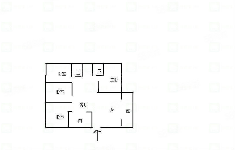 嘉晨东郡4室2厅2卫141㎡南北128万