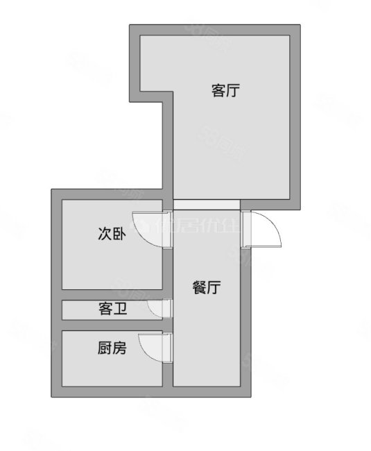 渝北烟草公司家属院3室2厅2卫128㎡南78万