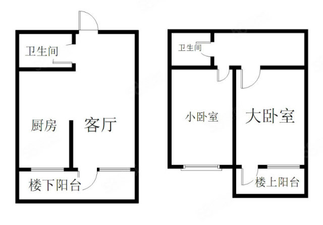 (出售 东城天下 南向户型 跃层 98.56平 64万