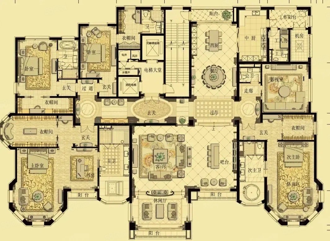 奥正诚园观河别墅挑空设计从来没见过的好房子