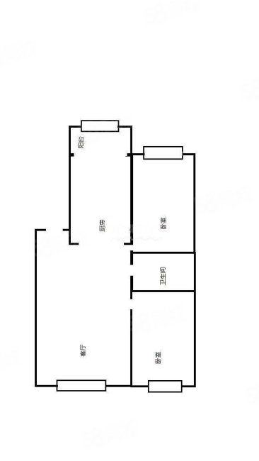 桐楠格领誉2室1厅1卫99.79㎡南北118万