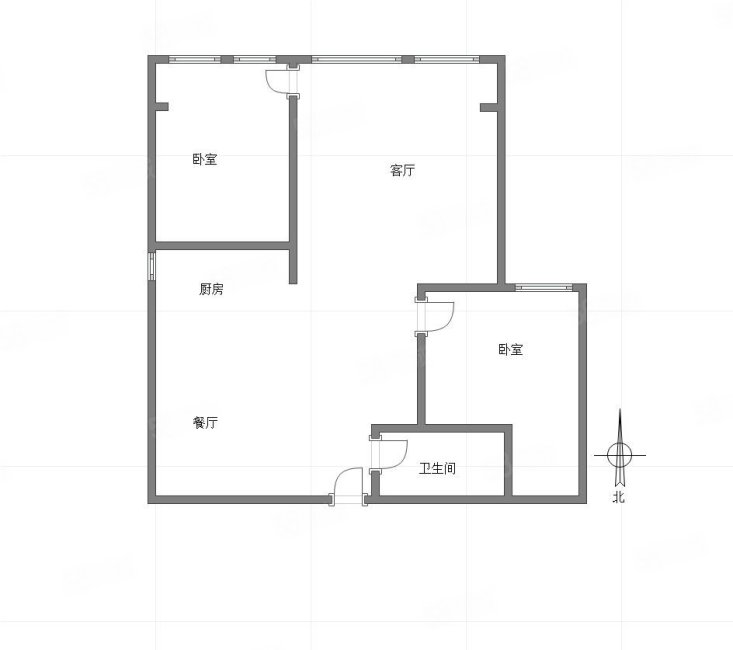 加新时代印象2室2厅1卫77㎡南65万