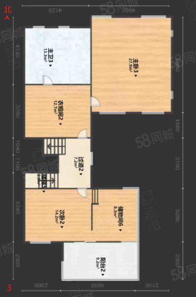 公元世家(三期别墅)5室2厅4卫468㎡南2150万