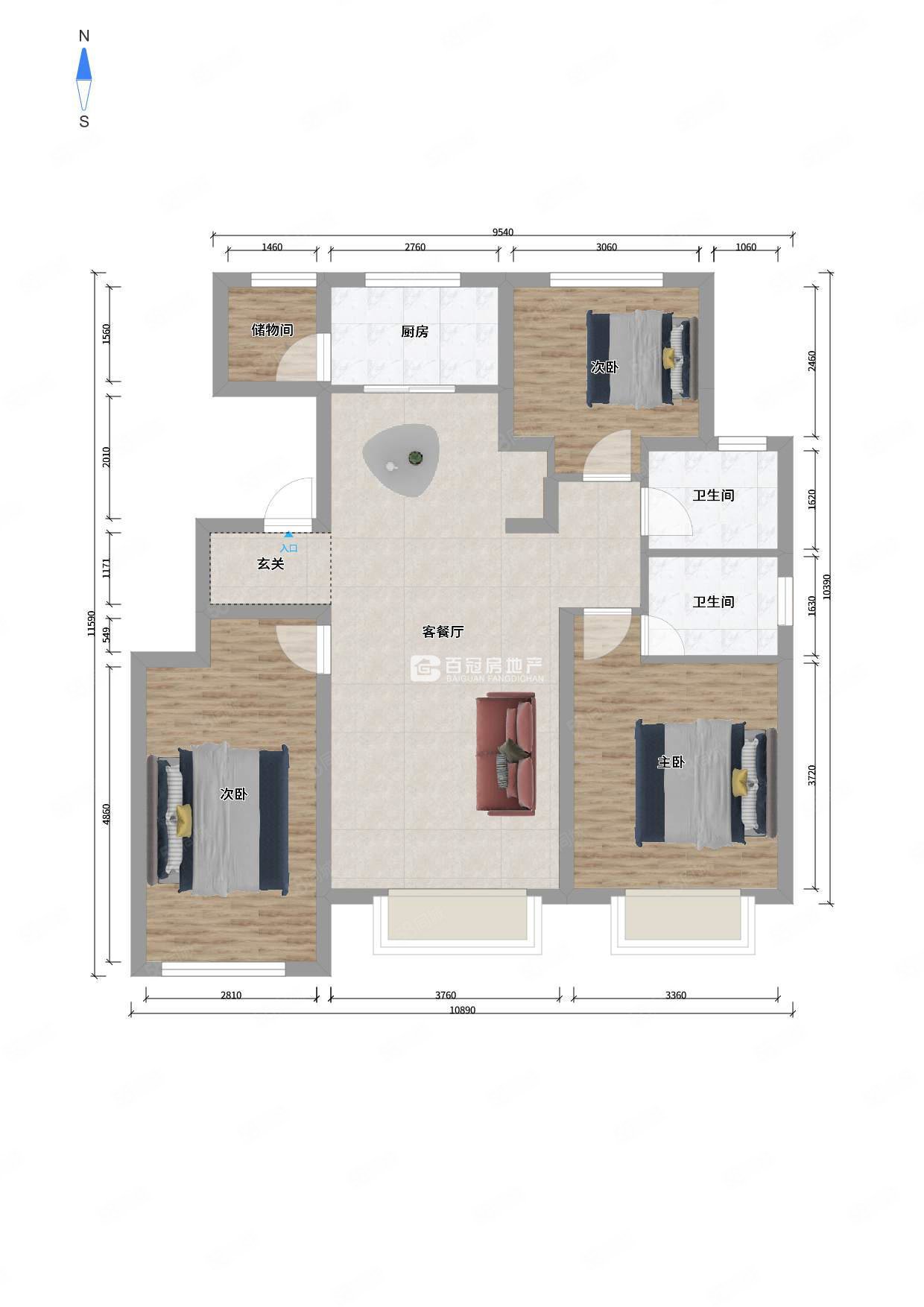 新谈价 生态城 亿利纯洋房社区 中间楼层 可看湖 有 车位