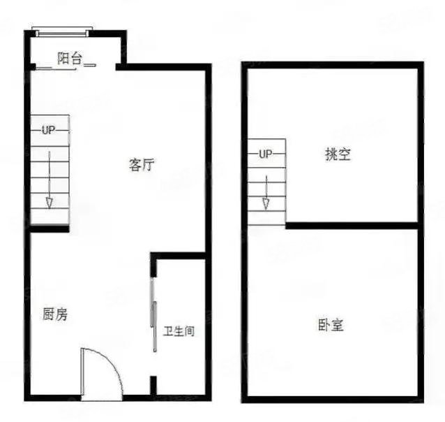 万科首铸东江之星(商住楼)1室1厅1卫32.24㎡南北41万