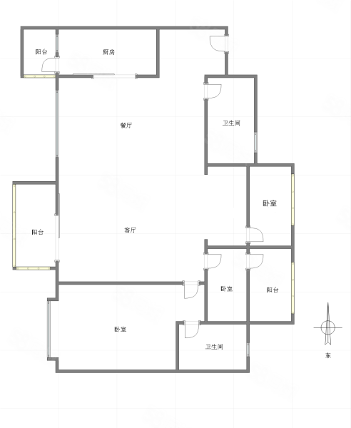 四川成都龙泉驿大面炜岸城西南方向3室2厅2卫104.27㎡总价160万