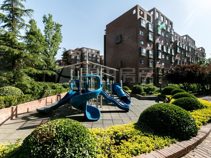 望京果岭里一层带花园复式四居室临河观景房带车位