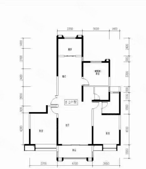 昌荣商住小区3室2厅2卫143㎡南北110万