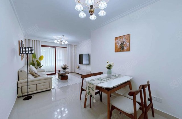 松桂路郑官屯91.27平精装两室两厅，无过户费用，带家具家电