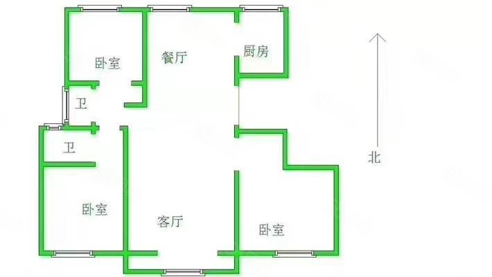 慧园小区3室2厅2卫139.18㎡南北208.8万