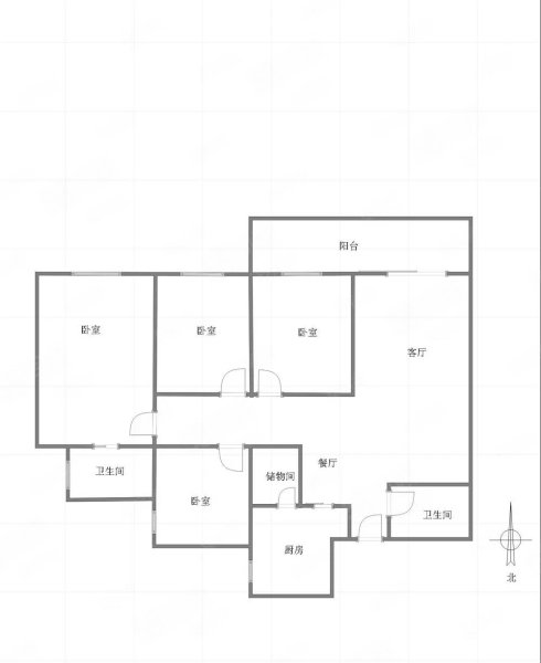 重大花园5室2厅2卫154㎡南188万