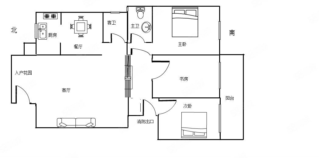 正鼎日出3室2厅2卫136.09㎡南北226万