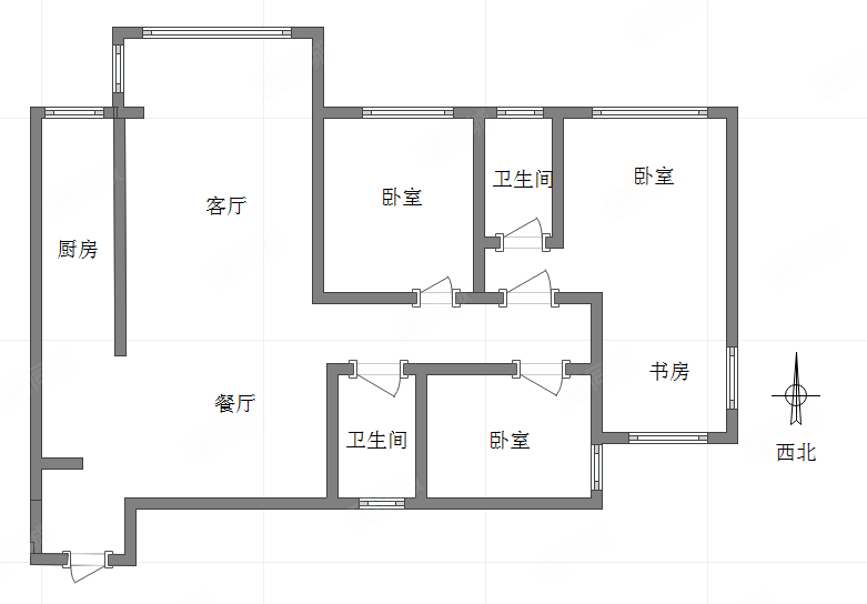 【10图】巴南区 旭辉城建面105平精装大三房 118万,旭辉城(三期)-重庆