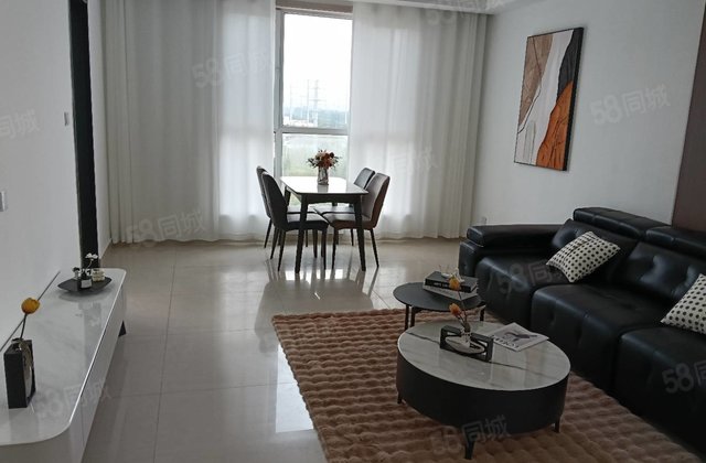 七中对过，亚大怡景精装三室，地暖房，欧景丽都