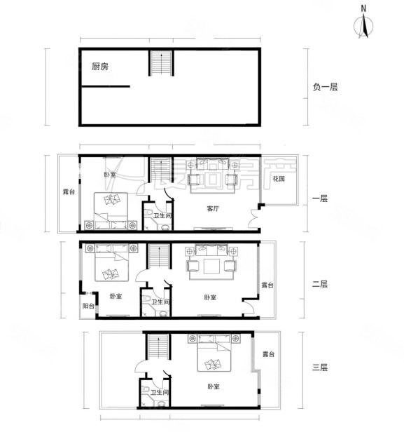 主语家园4室2厅4卫293.24㎡东西4000万