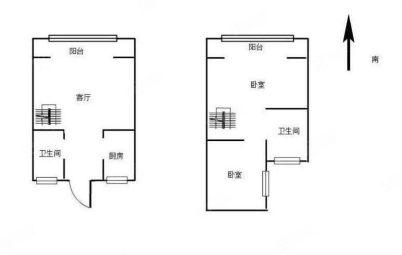 阳光上东2室1厅2卫96㎡南27万