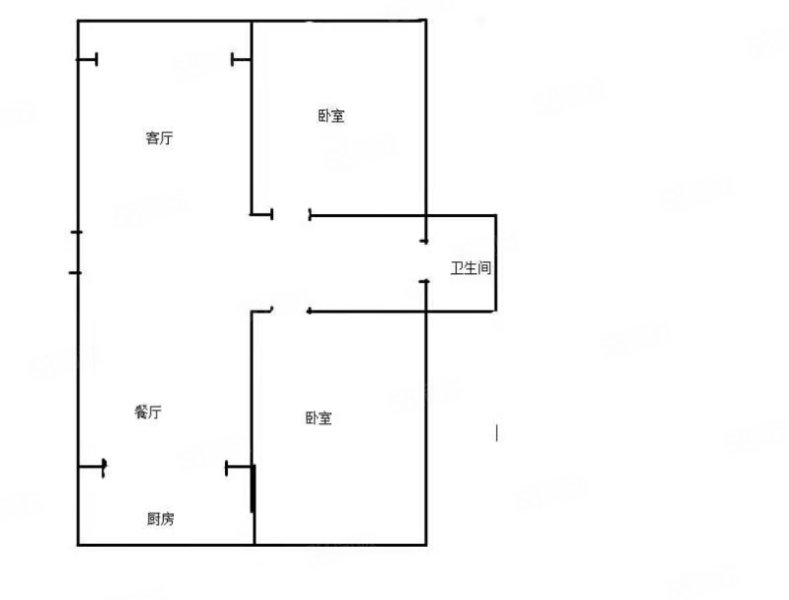 文锦丽都2室2厅1卫94.05㎡南88万