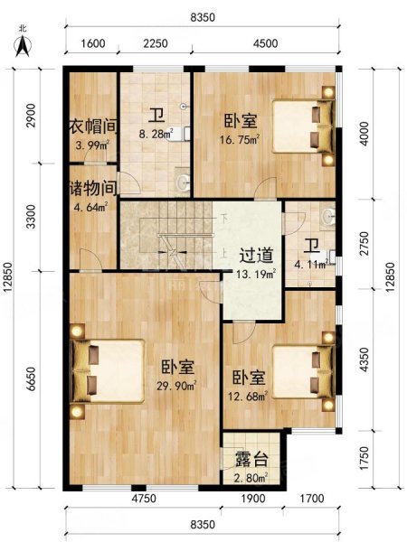 香山清琴麓苑3室2厅5卫326.72㎡东4100万