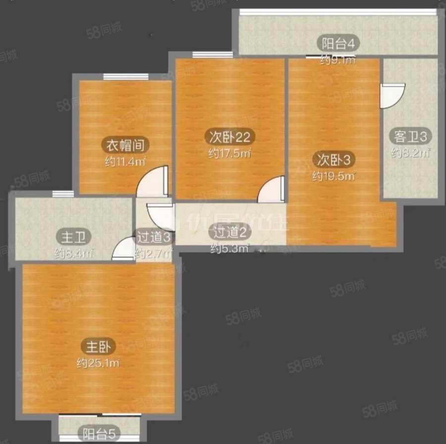 黔灵半山(别墅)8室3厅7卫788.54㎡南北858万