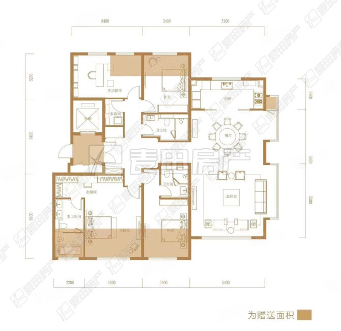 泰禾西府大院4室2厅3卫199.04㎡东南2750万