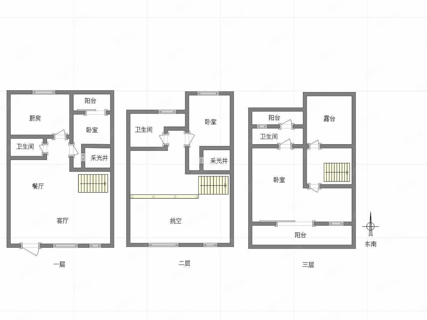 融创金开融府(二期)4室2厅3卫179㎡南北300万