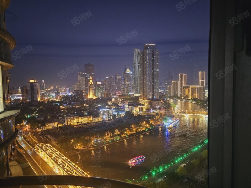 商业配套成熟 电梯房 东南户型 交通便利,仁恒海河广场-天津58同城