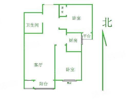 万和城(B区)2室2厅1卫89.11㎡南北83万