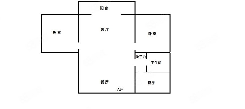 置地御海公馆2室2厅1卫85.31㎡南130万