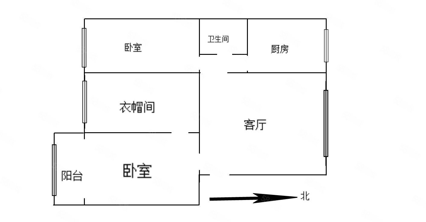 芳清园小区3室2厅1卫111㎡南86万