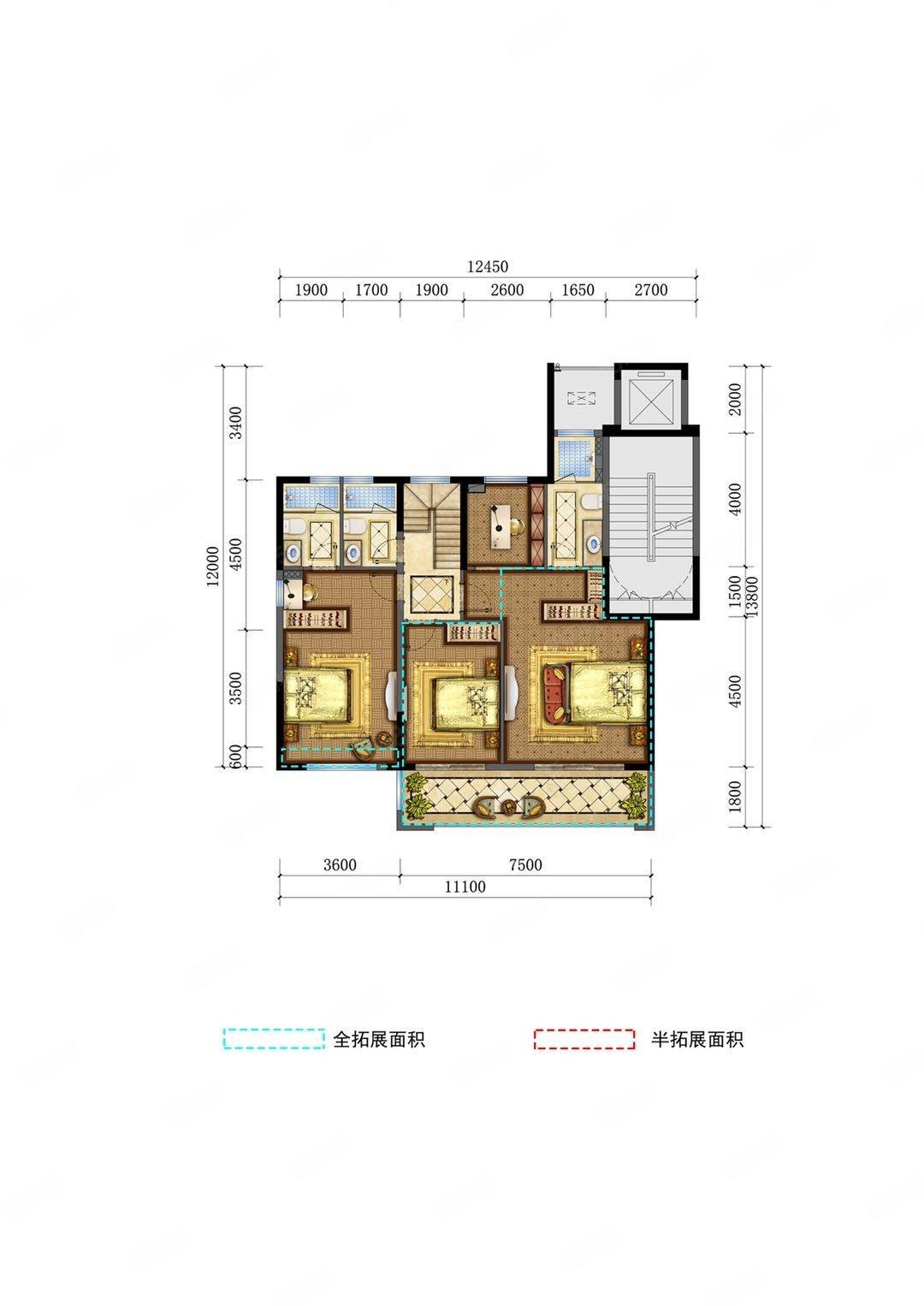 保山青阳郡户型图图片