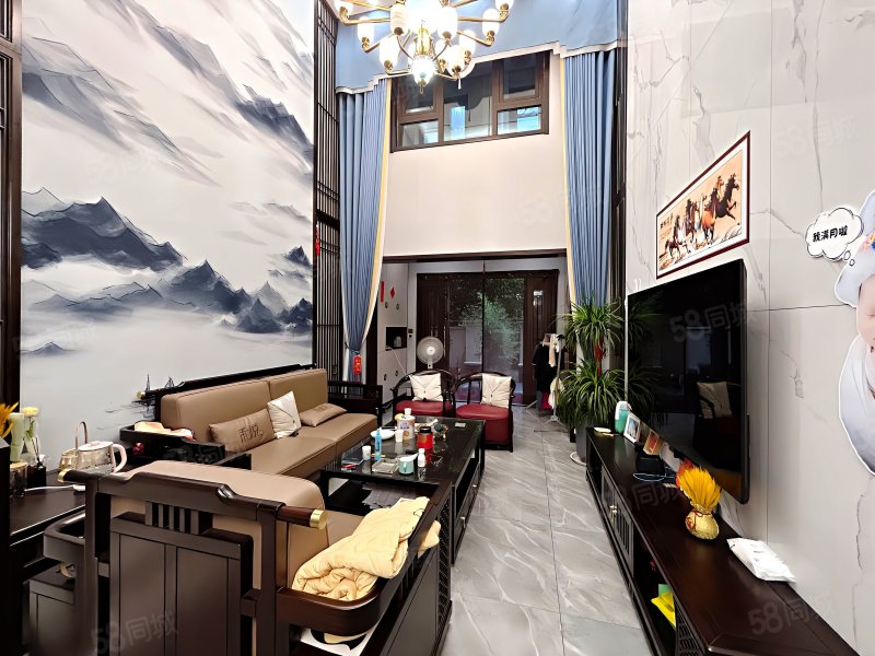 锦艺城精装洋房三层南北花园 可看房 全屋定制家居,龙湖锦艺城-郑州58