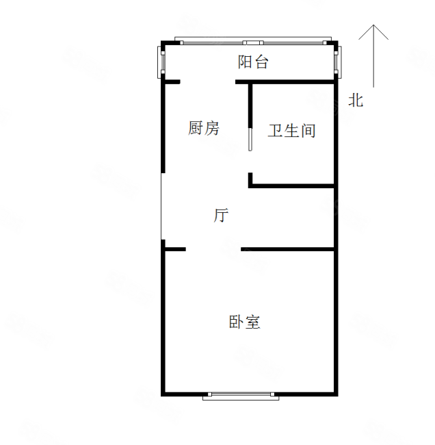 运河小区(西南区)1室1厅1卫42.24㎡东36万