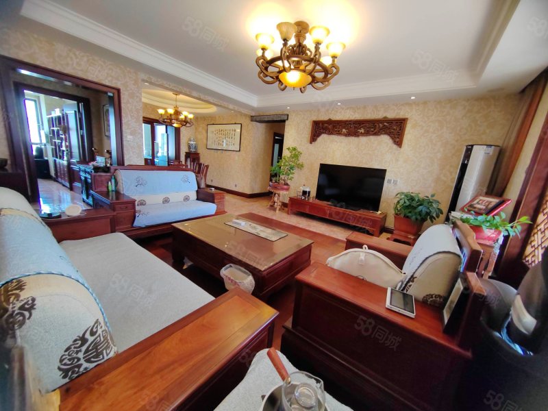 有地下室五居室俯瞰丹凤公园洋房户型,华夏铂宫-廊坊58同城