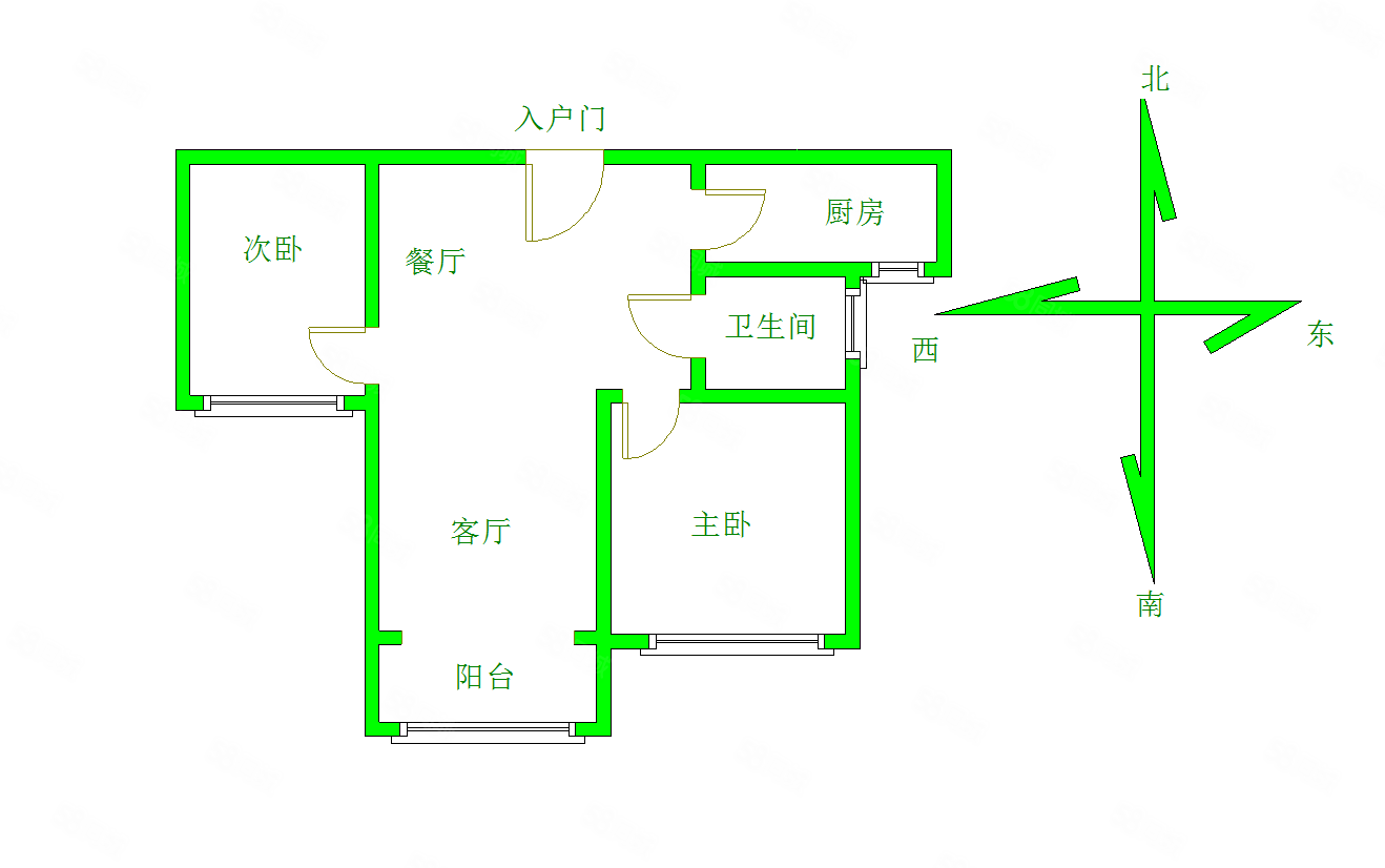 大美如园 两居 临荣盛观邸 红玺城 高铁站,大美如园-邯郸58同城