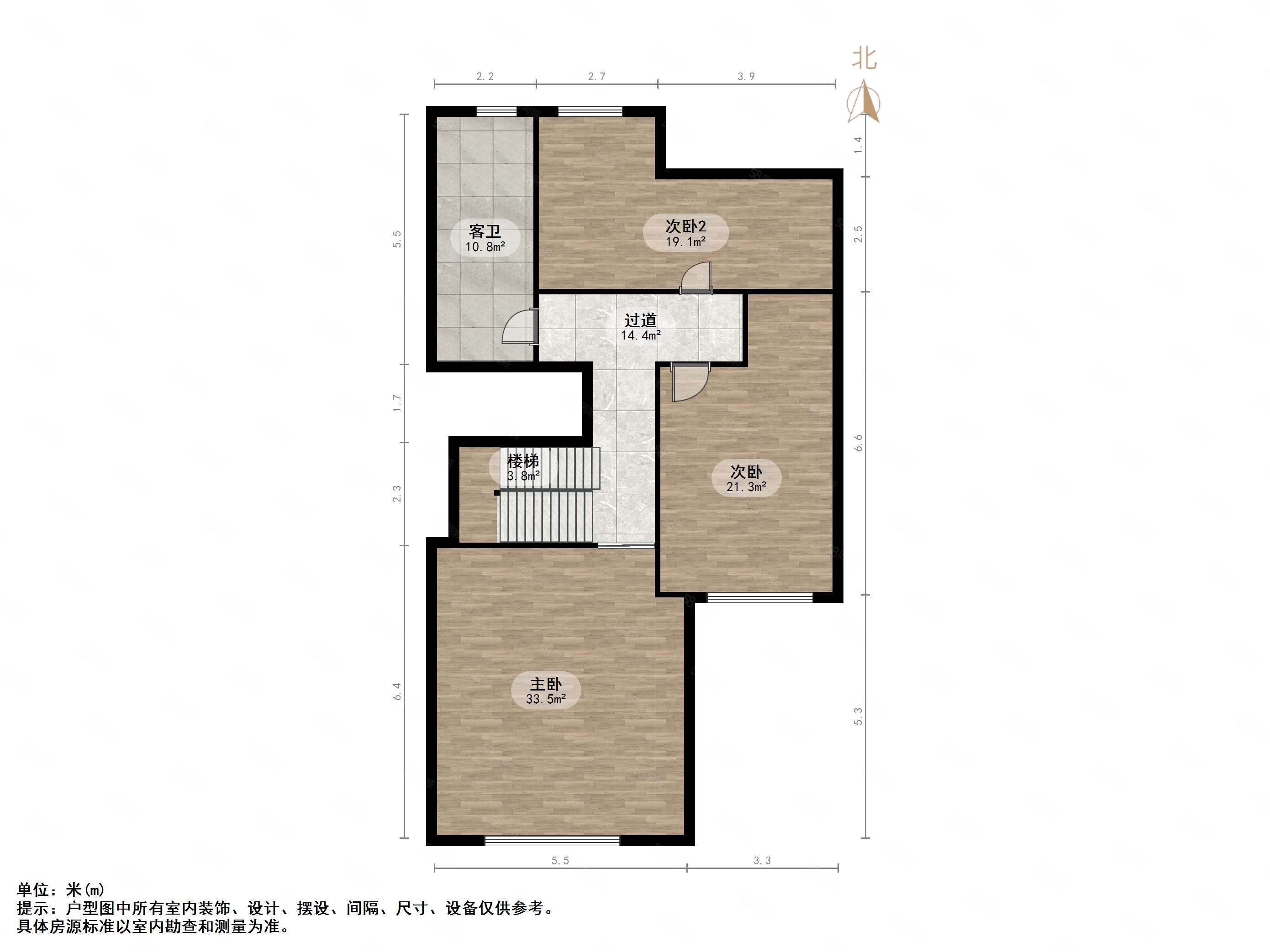 国华东方美郡(别墅)6室3厅3卫418.03㎡南北2000万