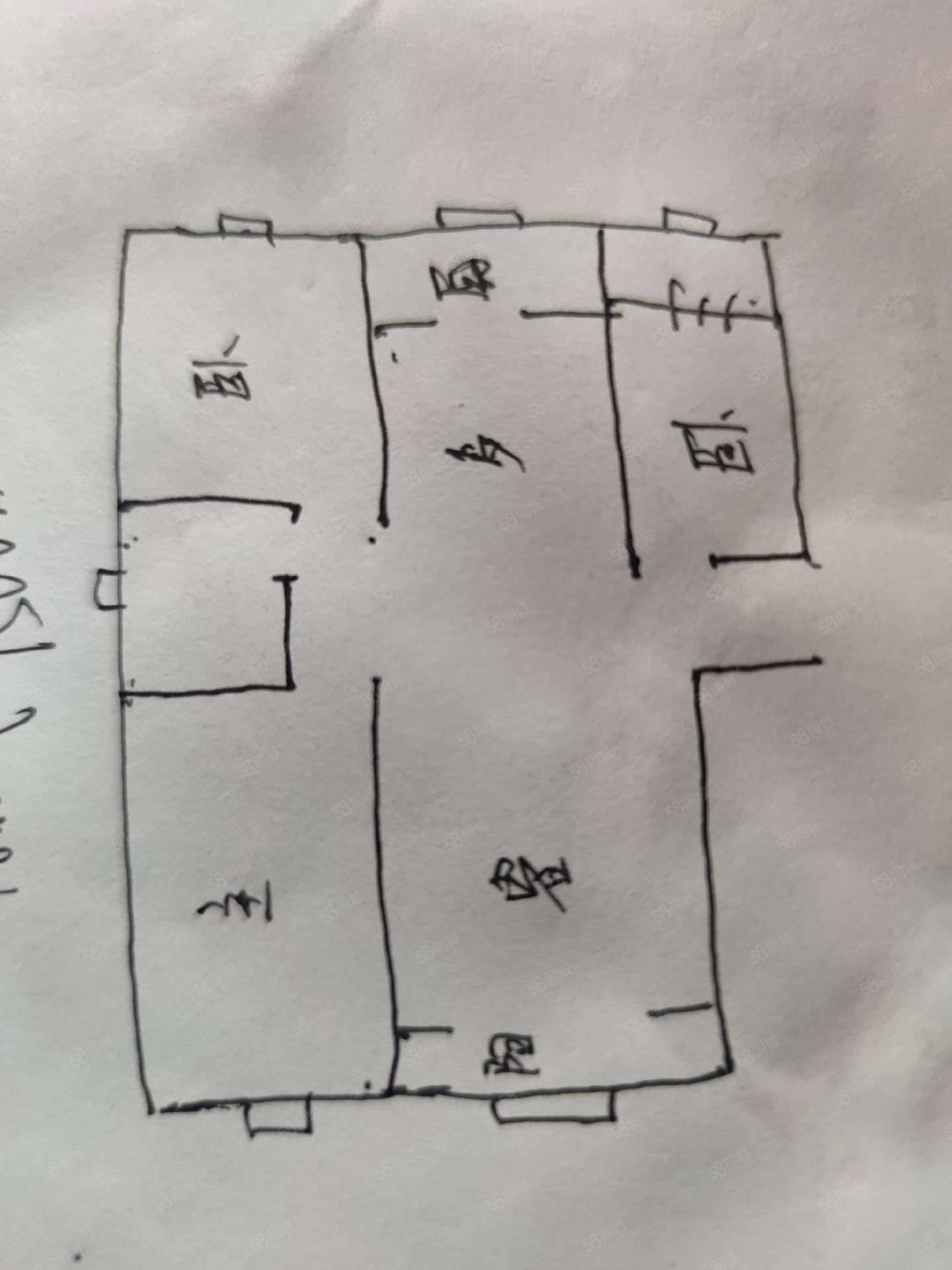 逸景家园3室2厅1卫118㎡南北79.8万