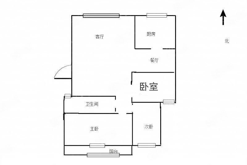 锦秀城3室2厅1卫97㎡南北45万