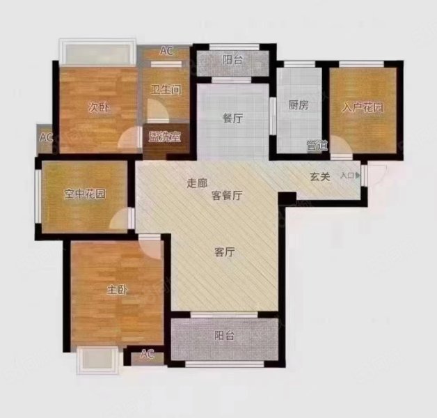 双阳台 观景房 楼层好 户型漂亮,恒生南山郡-六安58同城