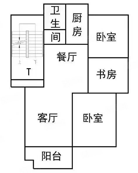 文化名园2室2厅1卫96㎡南北27万