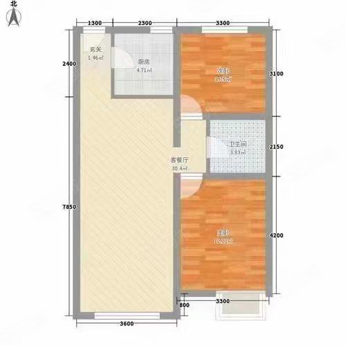 文澜苑3室2厅1卫96㎡南北64.8万