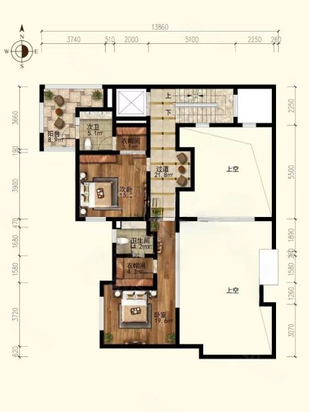 富力十号(别墅)4室3厅5卫482.68㎡南北6700万